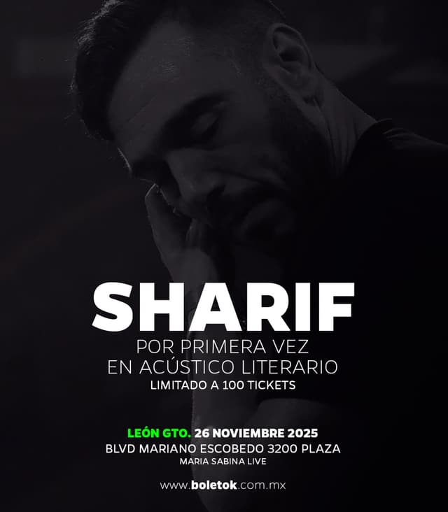 SHARIF / ACÚSTICO LITETARIO / LEÓN