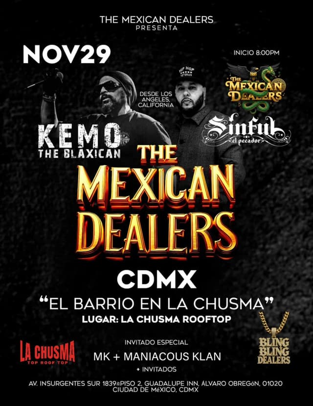 SINFUL EL PECADOR & KEMO THE BLAXICAN EN CDMX