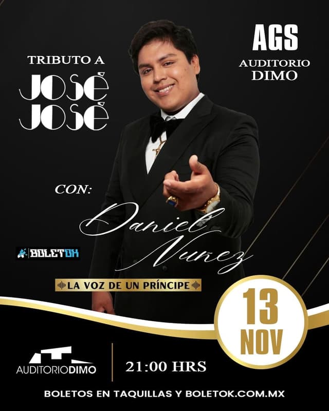 Tributo a José José con Daniel Núñez / Ags